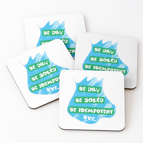Item preview, DRY,SOLID ,Idempotent – Nerdy vibe designed and sold by Sarcastic designs.