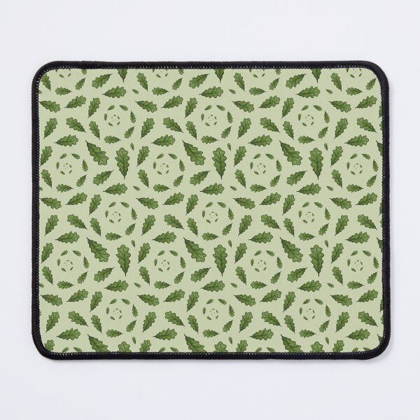 Item preview, Pattern with spirals of leaves on a light green background designed and sold by Cherevan.