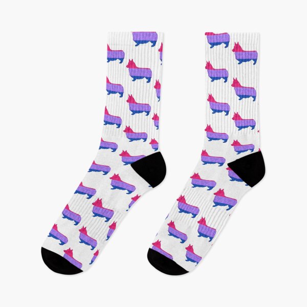 Item preview, Bisexual Pride Pembroke Welsh Corgi designed and sold by Spinyflowerart.