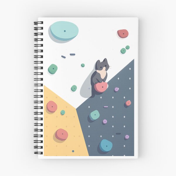 Item preview, Funny Tuxedo Cat Hanging on Indoor Climbing Wall designed and sold by Wandertrace.