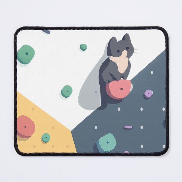 Item preview, Funny Tuxedo Cat Hanging on Indoor Climbing Wall designed and sold by Wandertrace.
