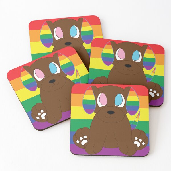 Item preview, Gay Pride Flag ePetz Puppy Sticker designed and sold by AzirSerinus.