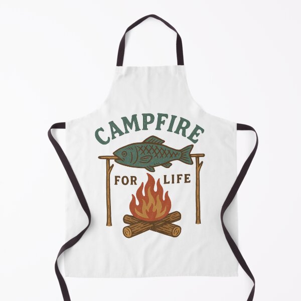 Item preview, Campfire For Life Fishing Camping Flame designed and sold by Adrian Kane.