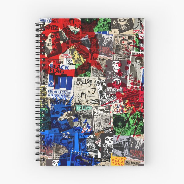 Item preview, Punk Rock old Poster Collage mixed art designed and sold by paulo silveira.