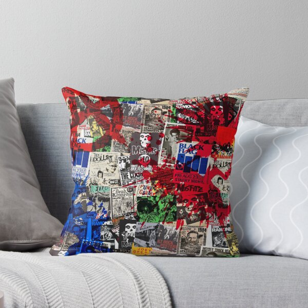 Item preview, Punk Rock old Poster Collage mixed art designed and sold by paulo silveira.