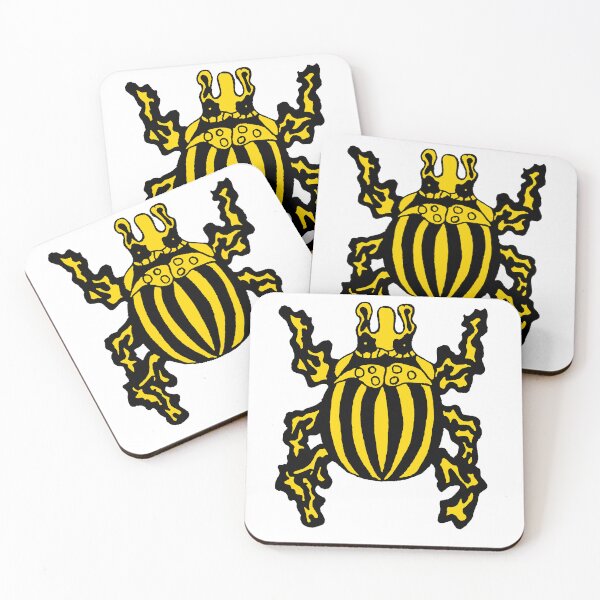 Item preview, Goldbug with White Outline designed and sold by eebclee.