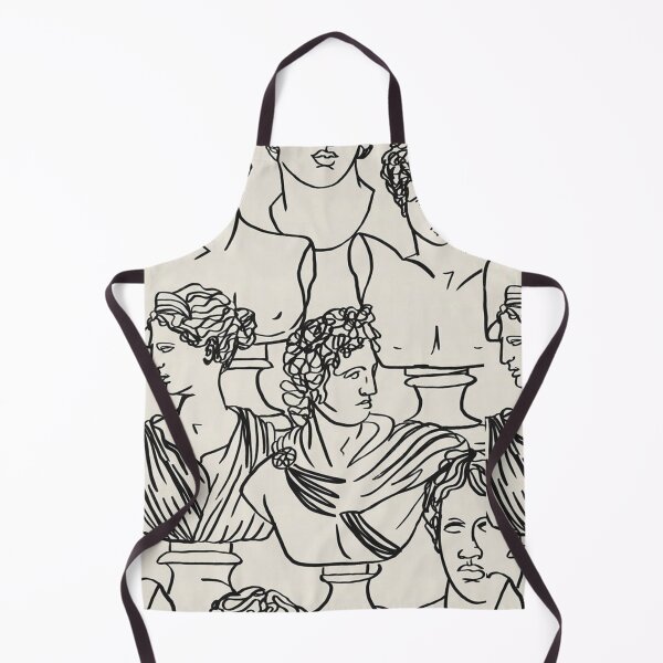 Item preview, classic statues art pattern designed and sold by Pretty Postcards.
