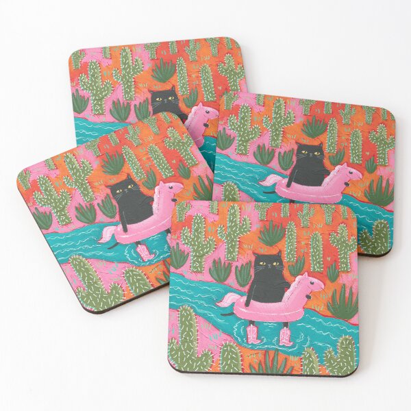 Item preview, Pink Pony Desert Cat designed and sold by KilkennyCat Art.