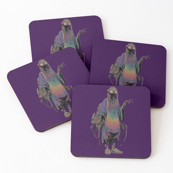 Item preview, Title: Cyber Nomad of the Wastes designed and sold by MYTHIC PEEL STICKERS.
