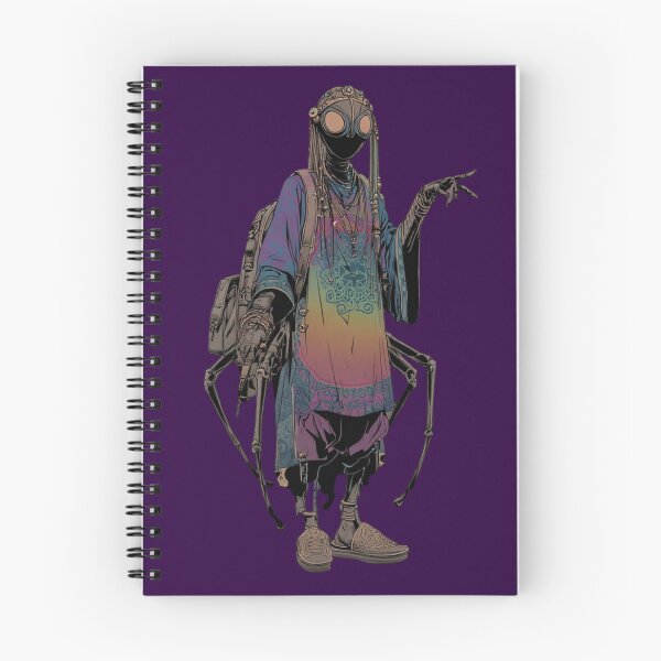 Item preview, Title: Cyber Nomad of the Wastes designed and sold by MYTHIC PEEL STICKERS.