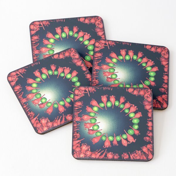 Item preview, Red bloom and green berry mandala no' 1  designed and sold by Celestina Levant.