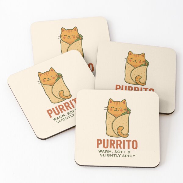 Item preview, Purrito Cat Burrito Pun – Cute Funny Cat Food Design designed and sold by LONE SPIRIT CO..