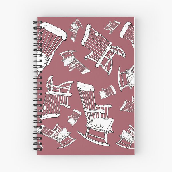 Item preview, Rocking Chairs raspberry designed and sold by LayerCakeDigDes.
