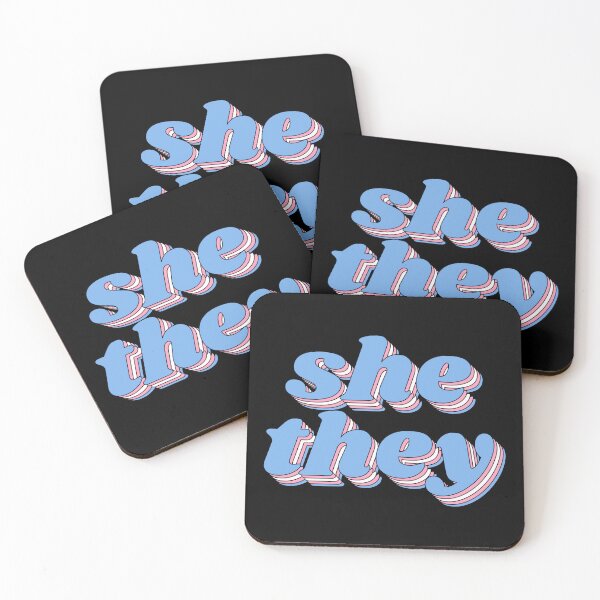 Item preview, she/they trans designed and sold by rainytheday.