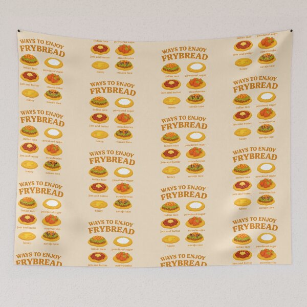 Item preview, Ways to Enjoy Frybread Retro Native-Food Poster & Merch designed and sold by The Kindred.