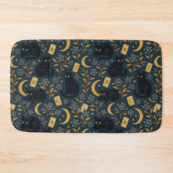 Aperçu de l'œuvre Mystic Cats & Moonlight – Seamless Esoteric Pattern créée et vendue par Neonyx2020.