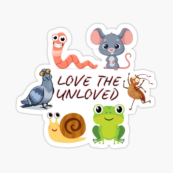 Item preview, Care for the Overlooked Animals – Cute Kindness & Nature Cartoon Design designed and sold by KINGOSTORE ⭐⭐⭐⭐⭐.