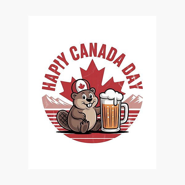 Item preview, Happy Canada Day Mountains and Beer designed and sold by Peter Stawicki.