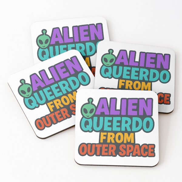 Item preview, Alien Queerdo From Outer Space – Bold Typography designed and sold by Haus Of Sin.