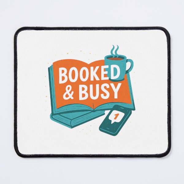 Item preview, Booked & Busy – Vintage Hustle Graphic designed and sold by Merchbes.