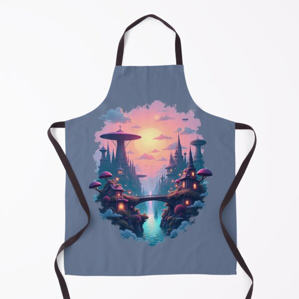 Item preview, Whimsical Cityscape - Dream World designed and sold by IronInkClothing.