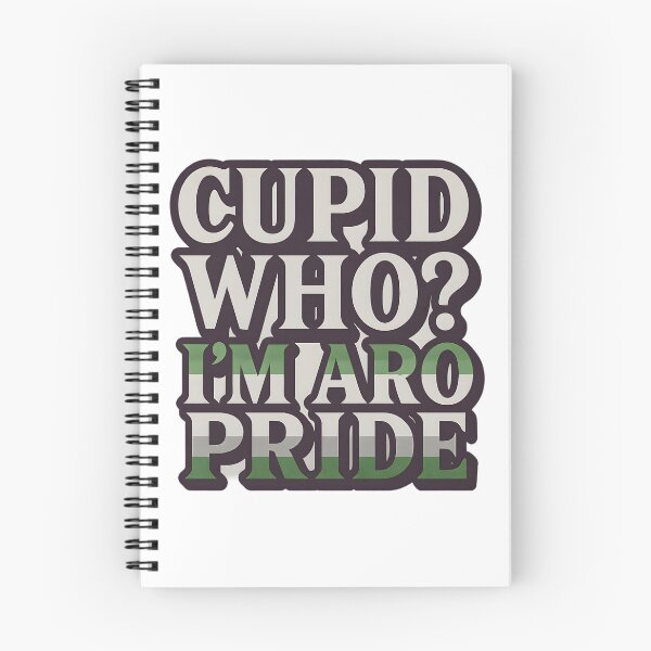 Item preview, Cupid Who? I'm Aro Pride – Bold Text Art designed and sold by Haus Of Sin.