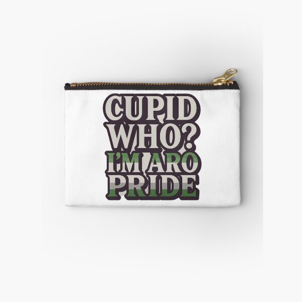Item preview, Cupid Who? I'm Aro Pride – Bold Text Art designed and sold by Haus Of Sin.