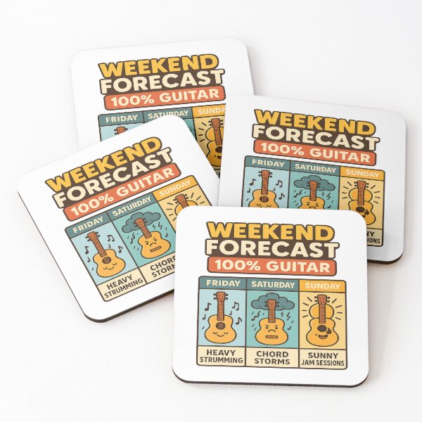 Item preview, Weekend Forecast: 100% Acoustic Vibes ?️? designed and sold by Globalcitytees.