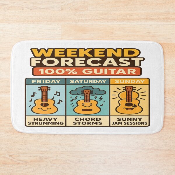 Item preview, Weekend Forecast: 100% Acoustic Vibes ?️? designed and sold by Globalcitytees.