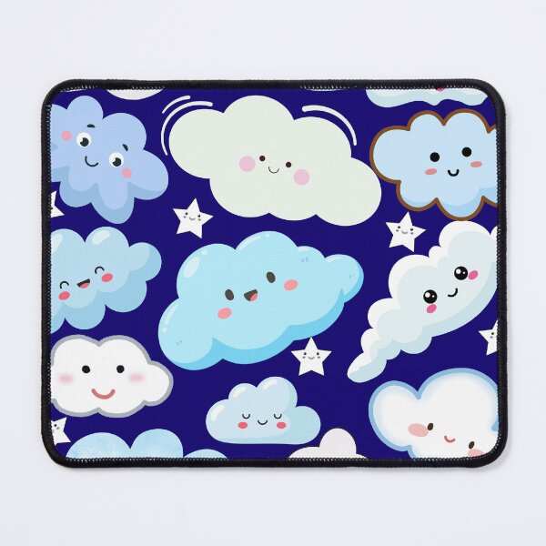 Item preview, Fluffy happy clouds floating in the sky designed and sold by SBDesignsForYou.