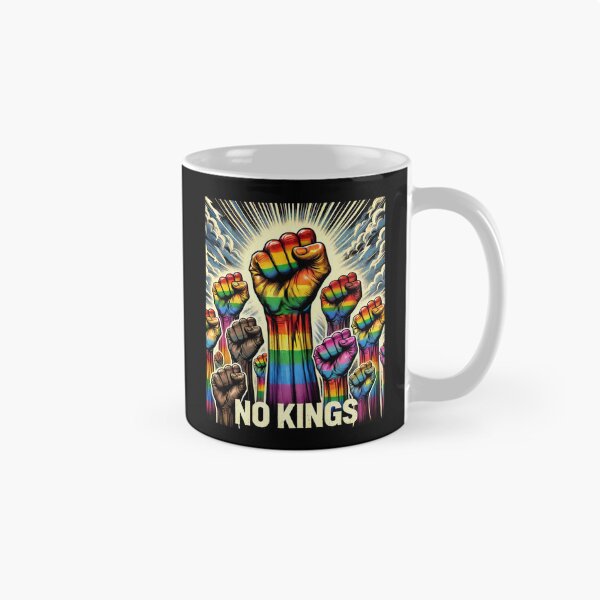 Item preview, no kings no oligarchs designed and sold by TEEJAMBOREE.
