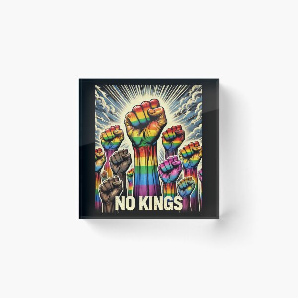 Item preview, no kings no oligarchs designed and sold by TEEJAMBOREE.