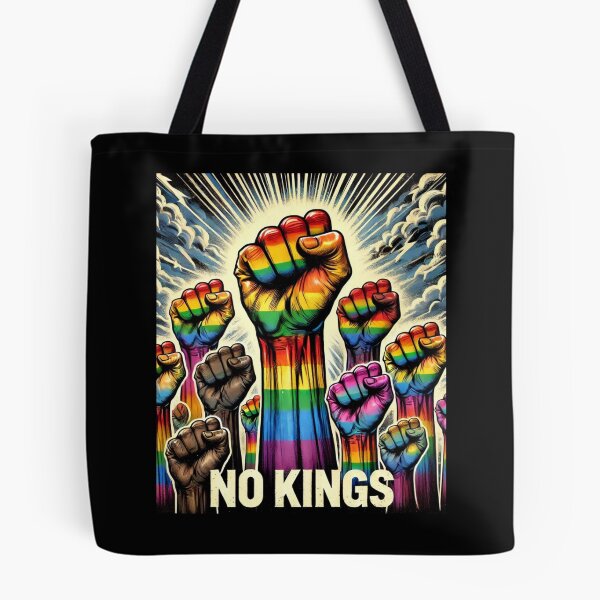 Item preview, no kings no oligarchs designed and sold by TEEJAMBOREE.