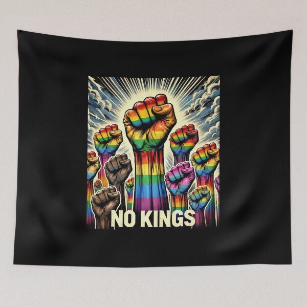 Item preview, no kings no oligarchs designed and sold by TEEJAMBOREE.