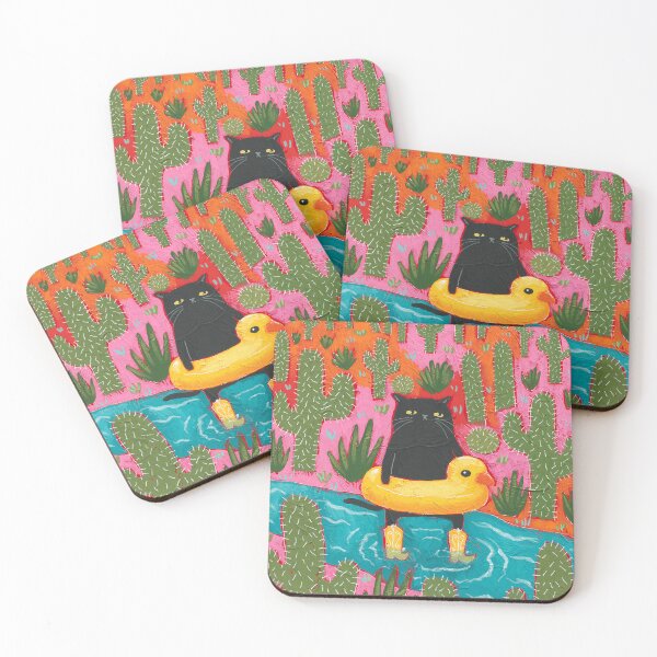 Item preview, Rubber Ducky Desert Cat designed and sold by KilkennyCat Art.
