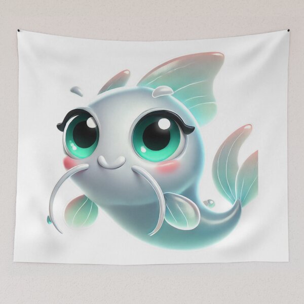 Item preview, Adorable Ghost Catfish designed and sold by Sillytoe.