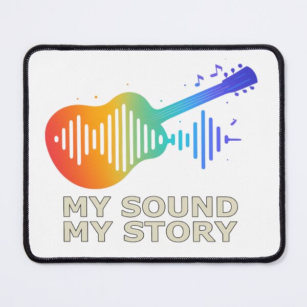 Item preview, My Sound, My Story – Acoustic Guitar Art for Passionate Guitarists designed and sold by Globalcitytees.
