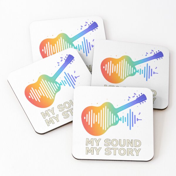 Item preview, My Sound, My Story – Acoustic Guitar Art for Passionate Guitarists designed and sold by Globalcitytees.