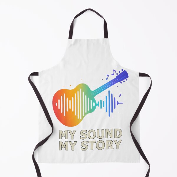 Item preview, My Sound, My Story – Acoustic Guitar Art for Passionate Guitarists designed and sold by Globalcitytees.