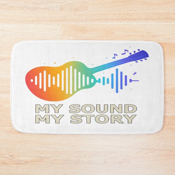 Item preview, My Sound, My Story – Acoustic Guitar Art for Passionate Guitarists designed and sold by Globalcitytees.