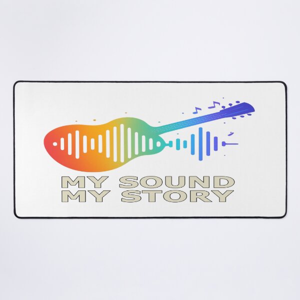 Item preview, My Sound, My Story – Acoustic Guitar Art for Passionate Guitarists designed and sold by Globalcitytees.