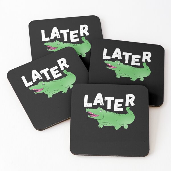 Item preview, Later gator pun Funny alligator lover reptile crocodile designed and sold by Artstastic.