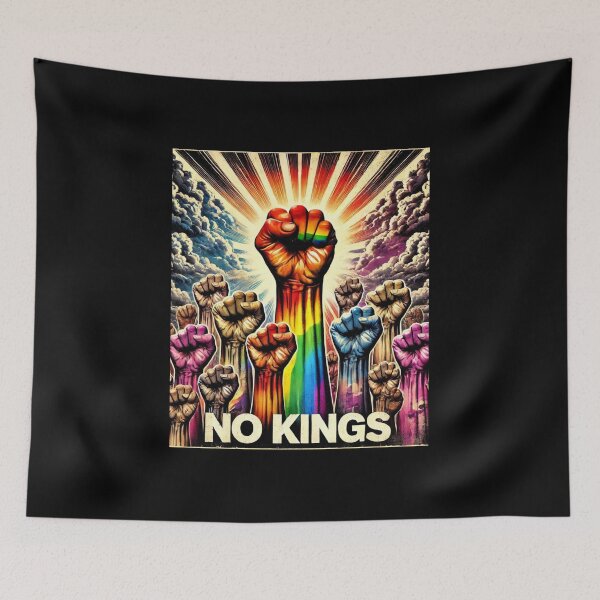 Item preview, no kings no oligarchs designed and sold by TEEJAMBOREE.