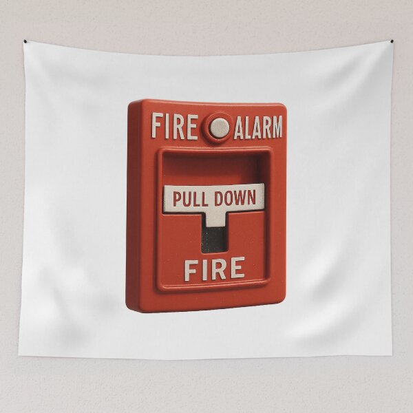 Item preview, Fire Alarm Pull down for alarm designed and sold by AddlPoolart.