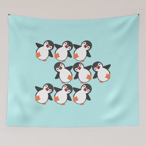 Item preview, Penguins dancing pattern designed and sold by BritishDelights.