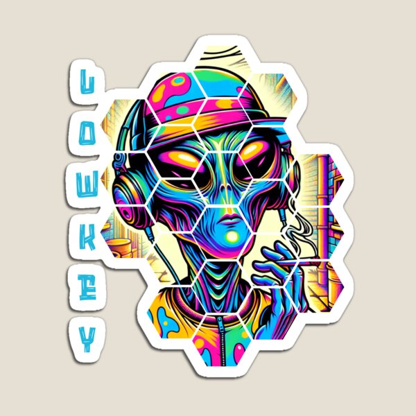 Item preview, Alienígena discreto: vibraciones de arte callejero designed and sold by FunkyThreadsCo.