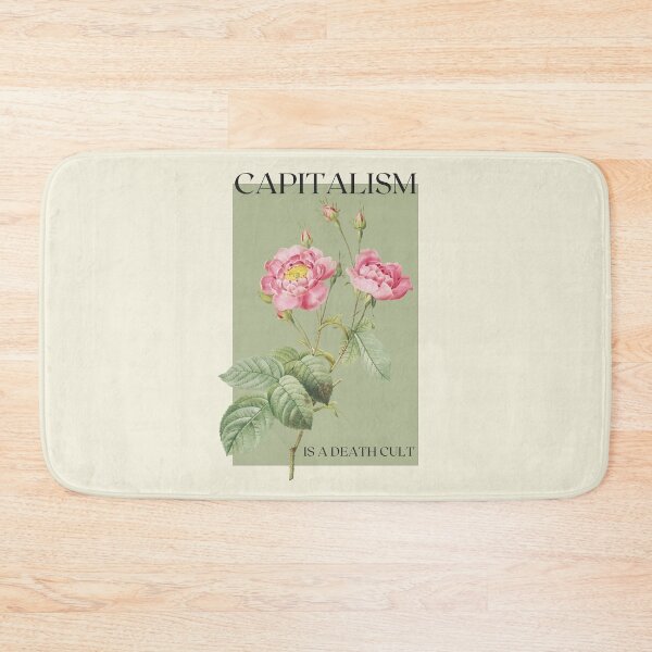 Item preview, Capitalism is A Death Cult | Vintage Flower Remix designed and sold by AnimaliaStar.