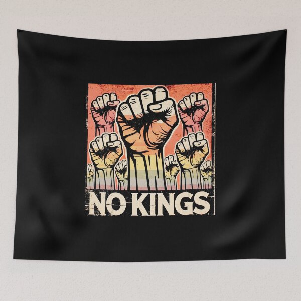 Item preview, no kings no oligarchs designed and sold by TEEJAMBOREE.