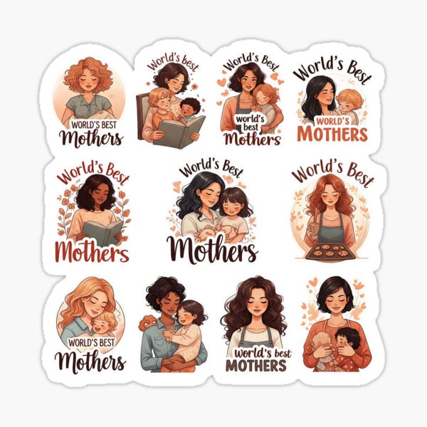 Item preview, World's Best Mothers: Loving Moments designed and sold by The-Magic-Ink.