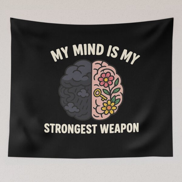 Item preview, Mental Strength Over Depression | Motivational Quote Shirt designed and sold by ‏Designly Yours‏.